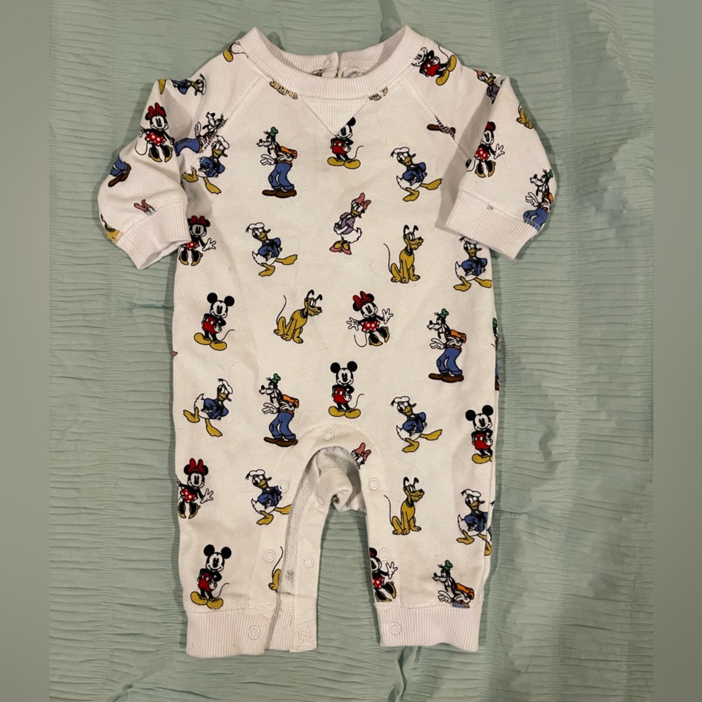 Janie and Jack Disney Mickey Mouse One Piece Suit